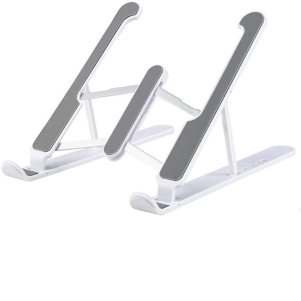 Tuff-Luv Foldable/Travel Easy Laptop Stand (Fits Laptops 11"-15.6") - White