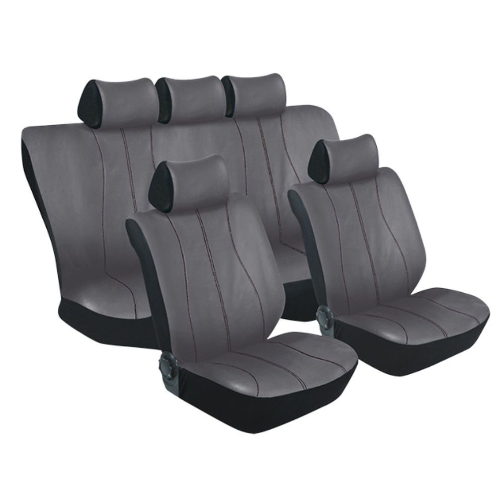 Auto Gear 11 Piece Car Seat Cover Set Elegance Grey Shop Today
