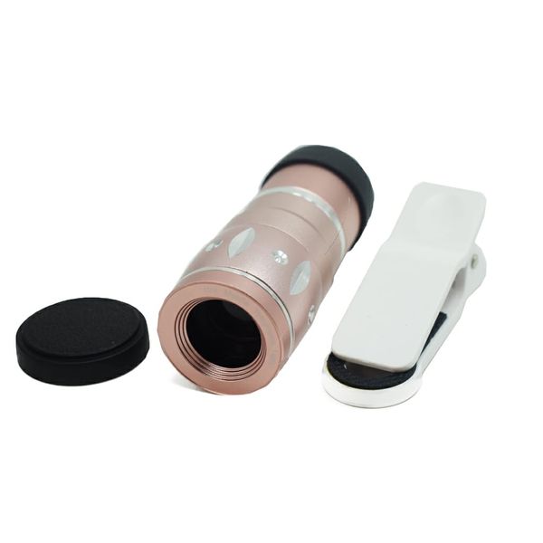 8-10X Zoom Mobile Phone Telescopic Lens-Pink