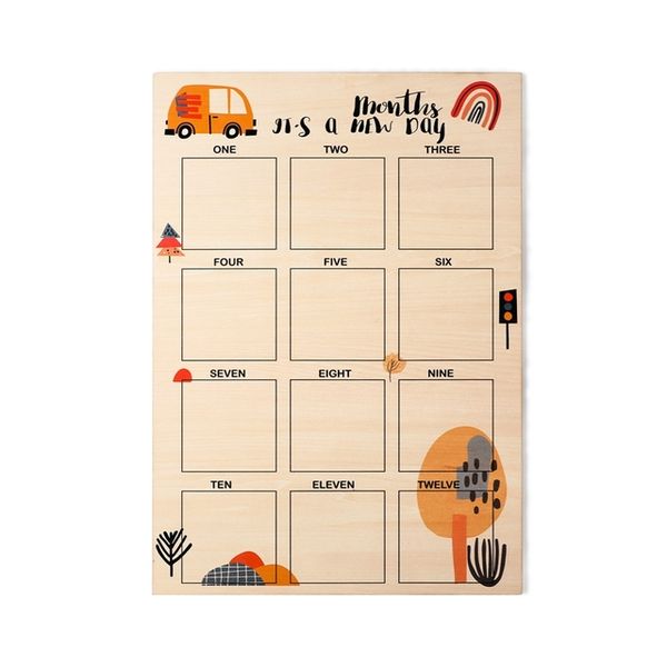 iKids Monthly Milestone Photo Frame Car