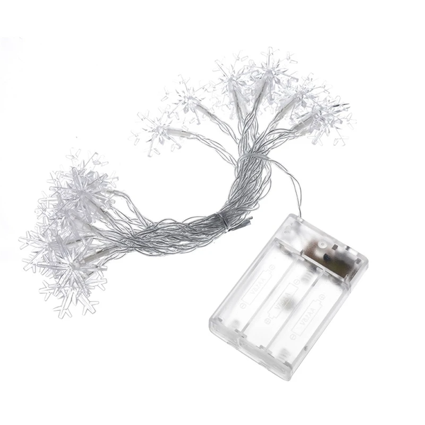 YS- 40leds Lights 8 Modes Snowflake Lights For Christmas Decorations