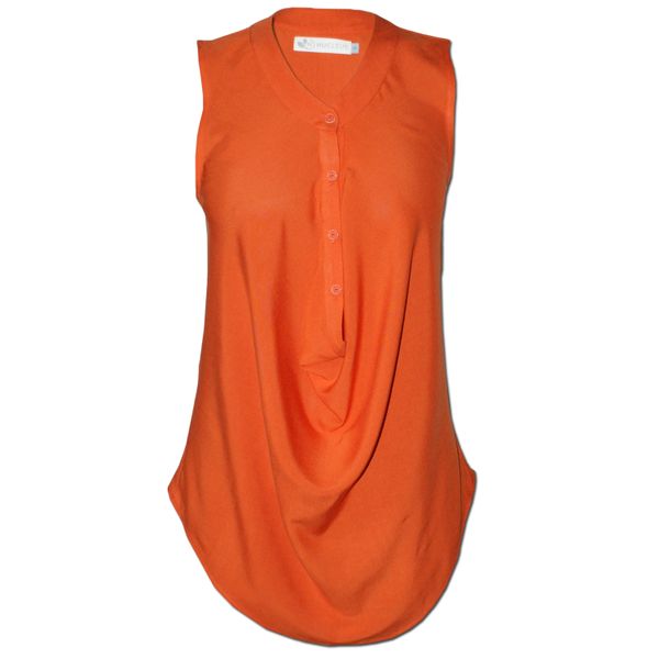 Nucleus - Still Horizons Camillia Orange Blouse
