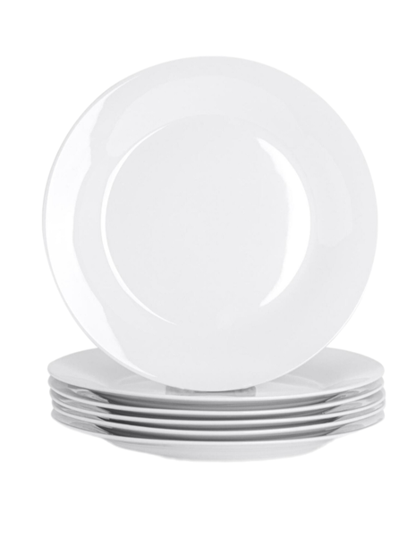 Beauty Investment White Dinnerware 6-Piece 27cm