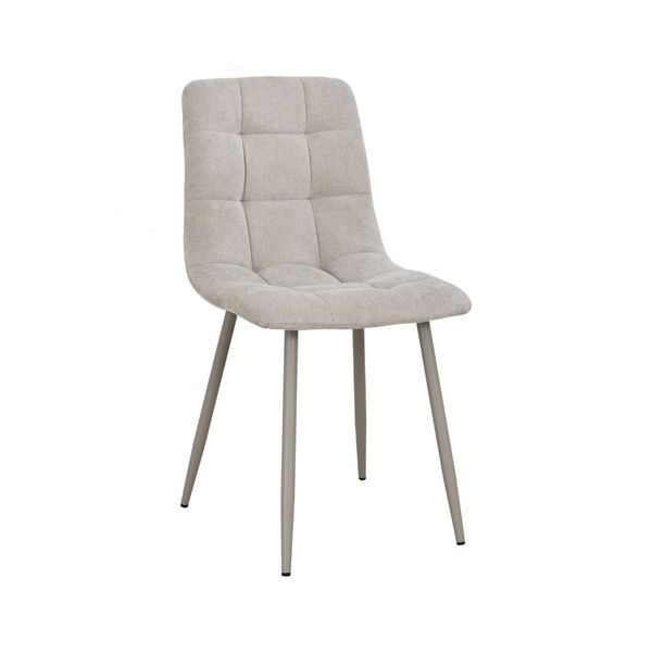 Bragg Elva Upholstered Dining Chairs, Set of 4, Greige