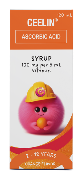 Ceelin Ascorbic Acid (Vitamin C) Syrup - 120ml
