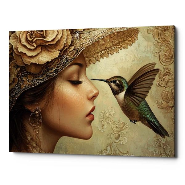 Canvas Art - Whispers Of The Hummingbird Canvas Print Wall Art Decor