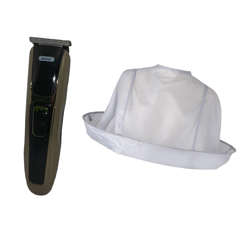 Professional Barber Clippers/Scissors & Hair Cutting Cape Combo Buy