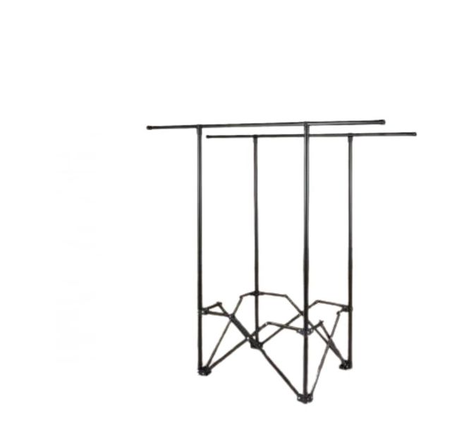 Foldable Premium 4-Leg Base Drying Rack and Clothes Hanger Stand