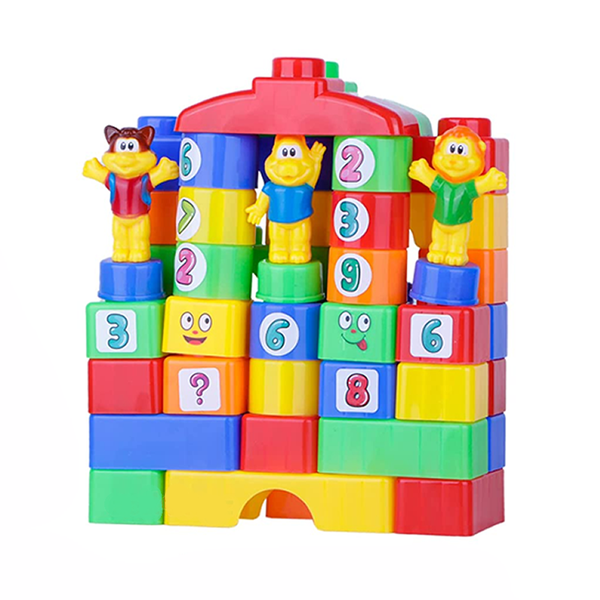 66-Piece Colorful Early Learning Building Blocks YG-73