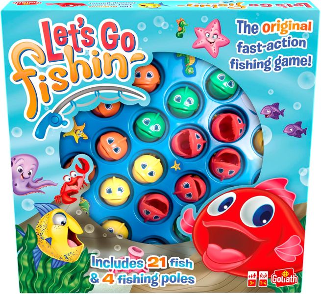 Let's Go Fishin' - Interactive Spinning Board Game for Kids