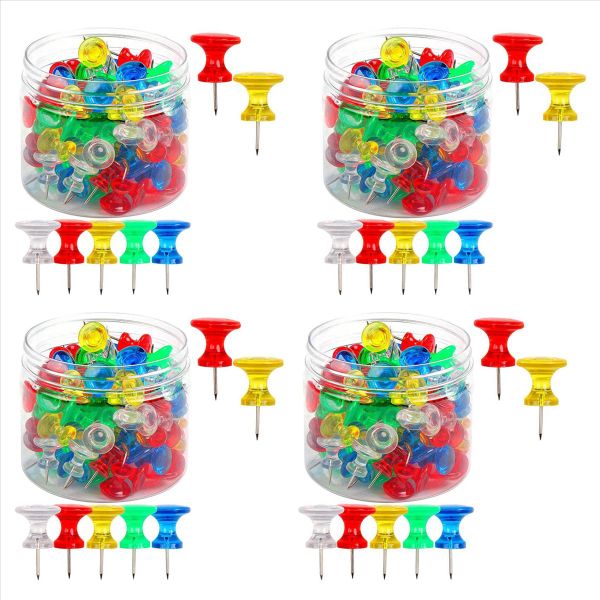 100-Pack Large Thumbtacks for Cork Board Bulletin Compatible with None