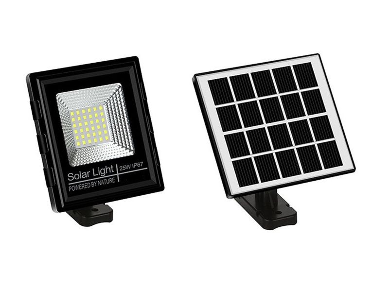 Solar Flood Light Outdoor Waterproof IP67 With Remote - 25W