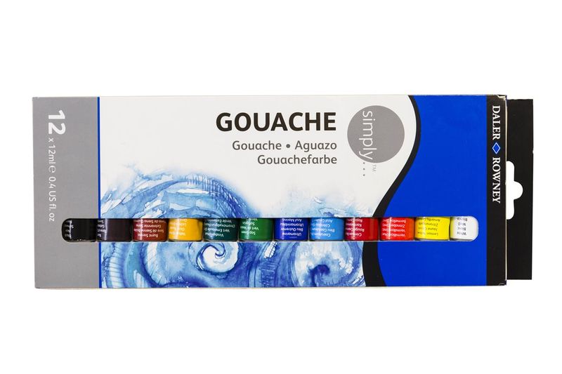 Simply Gouache 12x12ml Set