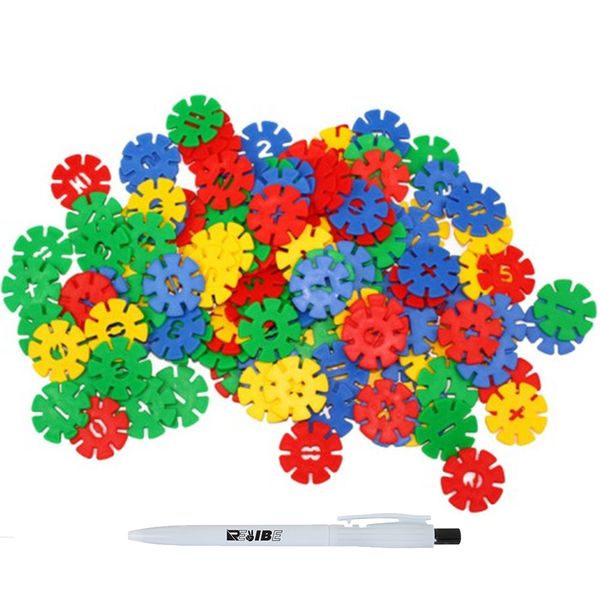 Educational Kid Learning Puzzle Digital Snowflakes HL6038 With ReVibe Pen