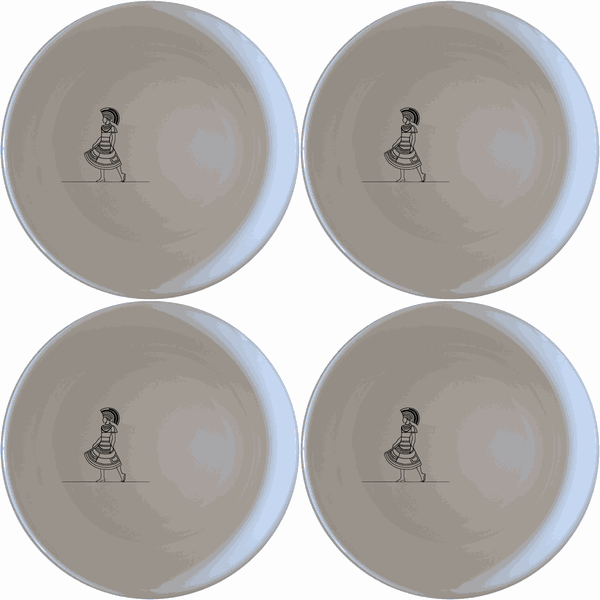 Ndebele Pattern Design Bowl Set of 4 - Range 4