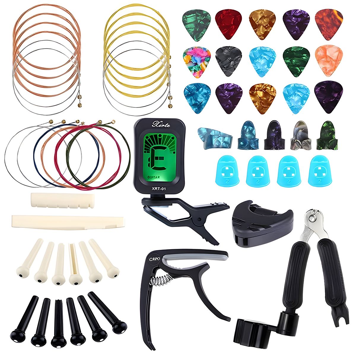 Guitar Pick Charm Bass String Repairing Maintenance Tool Kit