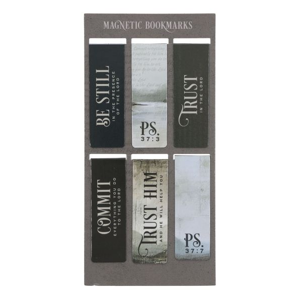 Magnetic Bookmarks - Be Still, Six-Piece Set