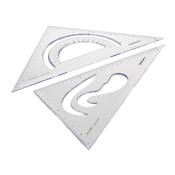 Scholar Set Squares - Set of 2 (10"x12") Drafting Tools