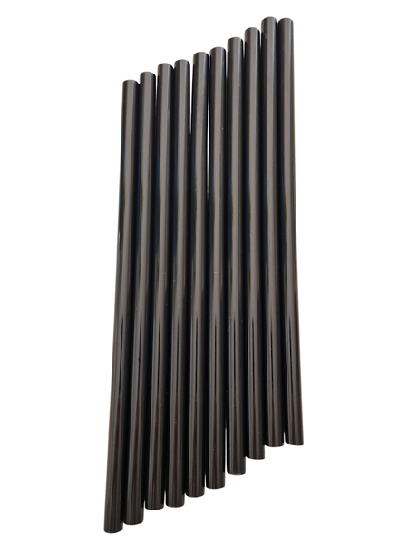 Wax seal sticks - 10 Pack - Black - 27cm long with 11mm diameter