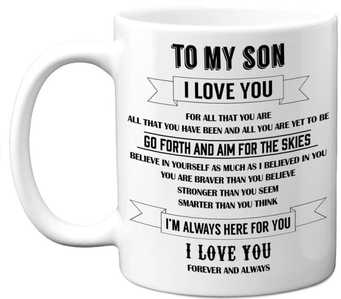 To My Son Birthday Christmas Anniversary Gift 11Oz Coffee Mug
