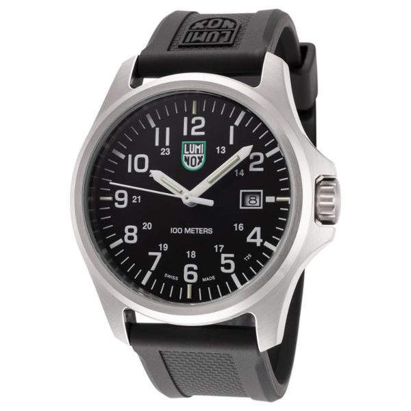 LUMINOX Patagonia Black Rubber Stainless Steel Men's Watch X2.2501