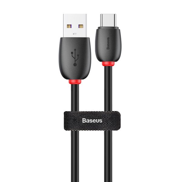 Baseus 1m 40W Purple Ring Huawei Quick Charging USB Type-A to Type-C Cable