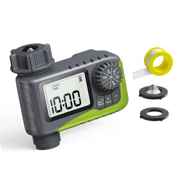 Sprinkler Timer LCD Display Smart Garden Water Irrigation with 3 Modes