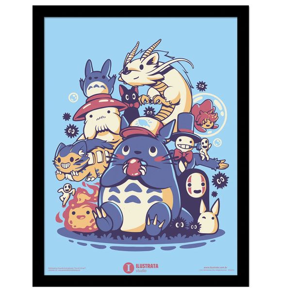 Ilustrata (Creatures Spirits &amp; Friends) Framed Collector Print 40cm x 30cm