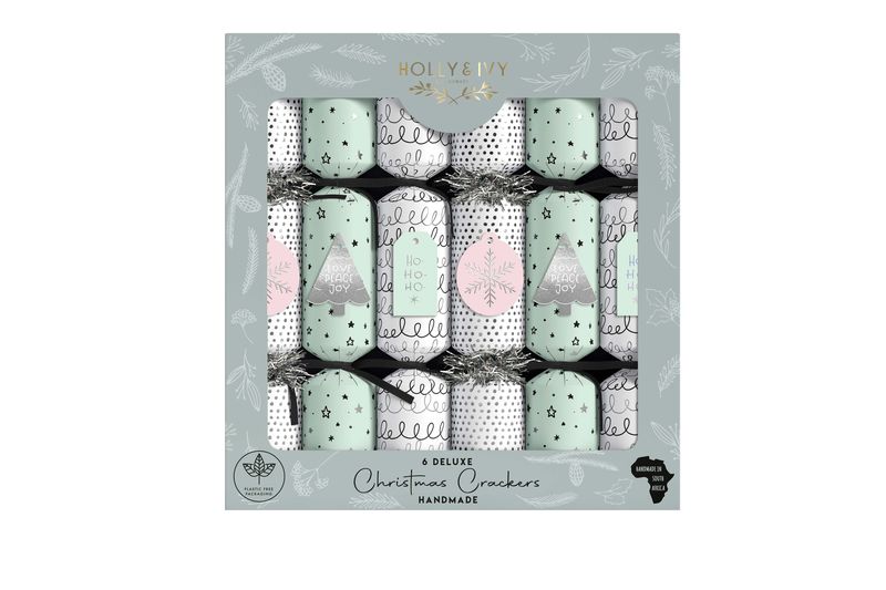 Deluxe - Fun &amp; Playful Patterns Christmas Crackers