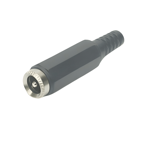 MJ077N - In-Line DC Power Socket 5.5×2.1mm with Sleeve &amp; Center Pin