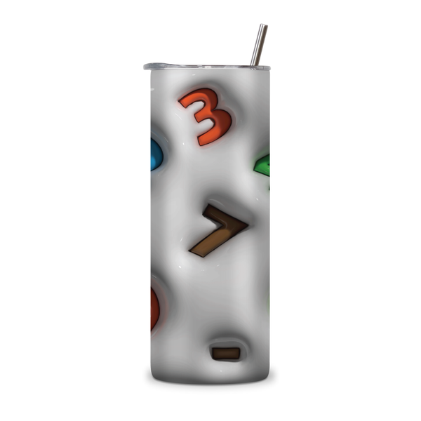 3D Printed Double Wall Skinny Tumbler - TBLR000097