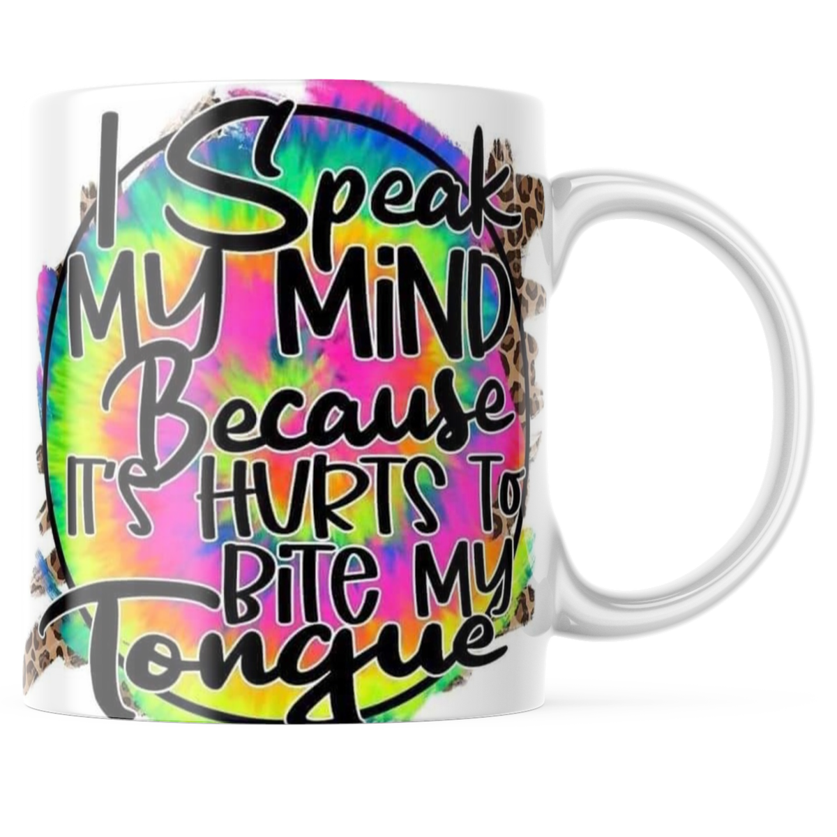 I speak my mind Printed Coffee Mug - 330ml | Shop Today. Get it ...