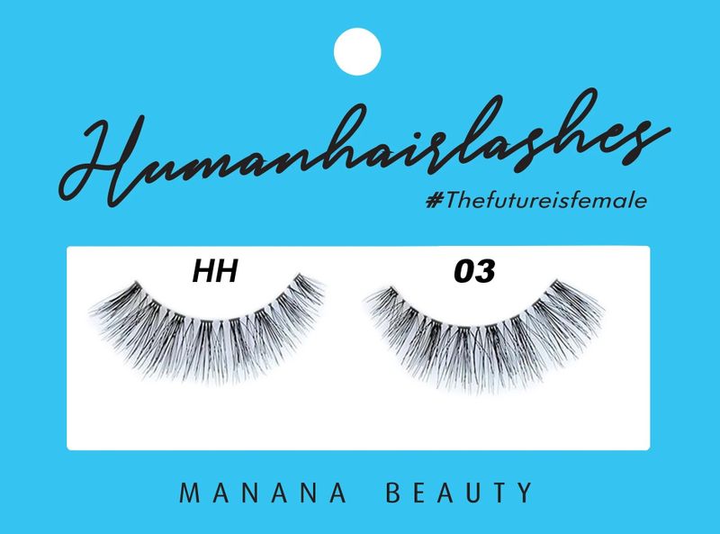 Manana Human Hair Eyelashes - Safia