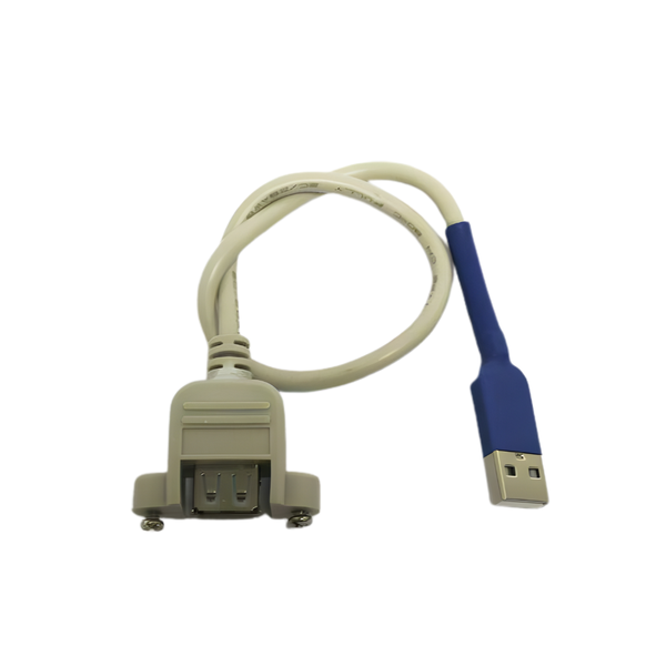 XY-USB1598-02C USB A Panel Jack to USB A Plug Cord 25cm