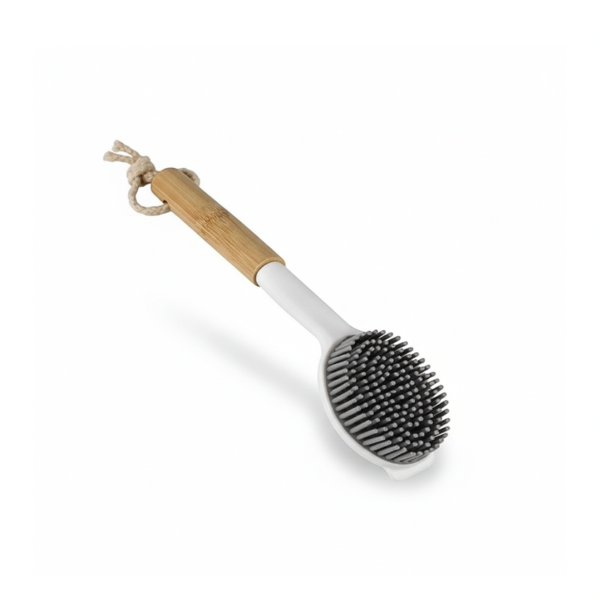 Pack of 4 Rubber Bristles Dish Brushes