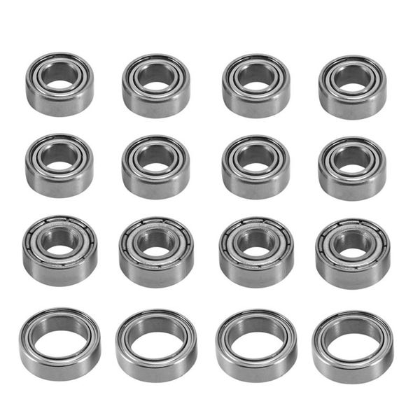 16Pcs Steel Ball Bearing Kit For Tamiya Tt02 Tt02D Tt-02D 1/10 Rc Car