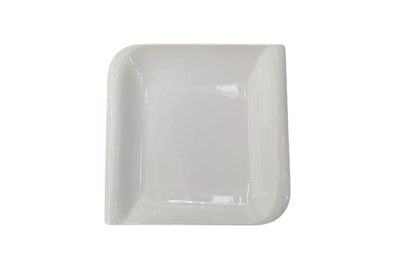 8 Piece Ceramic Dinner Plate Set - 27.3 cm White.