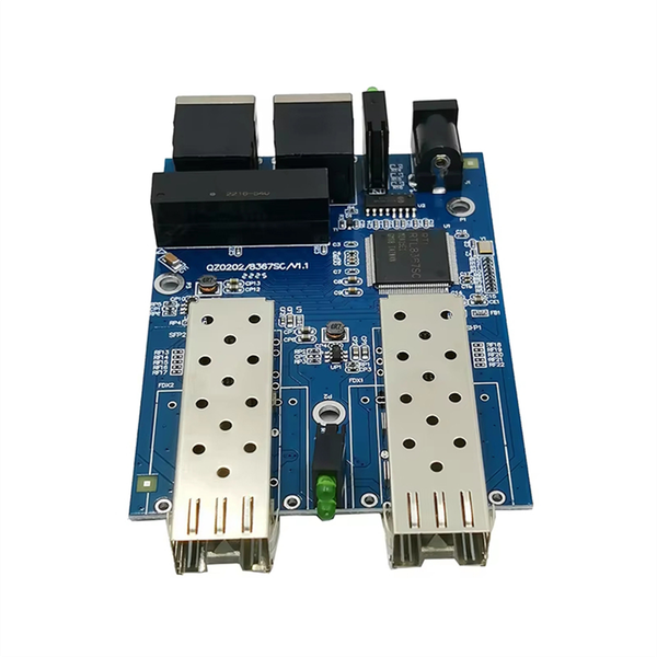2Rj45 Utp 2Sfp Fiber Gigabit Fiber Optical Media Converter