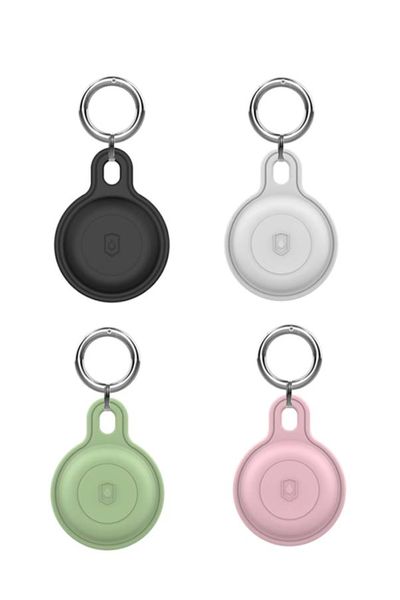 4 Pcs Airtag Keychain Waterproof Key Chain Compatible with Apple Air Tags