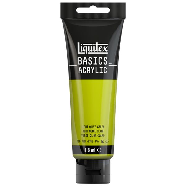 Liquitex Basics Acrylic Colour 118ml Tube - Light Olive Green