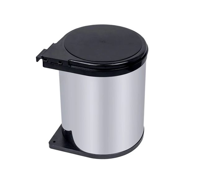 Door Mounted Stainless Steel Bin 14Ltrs