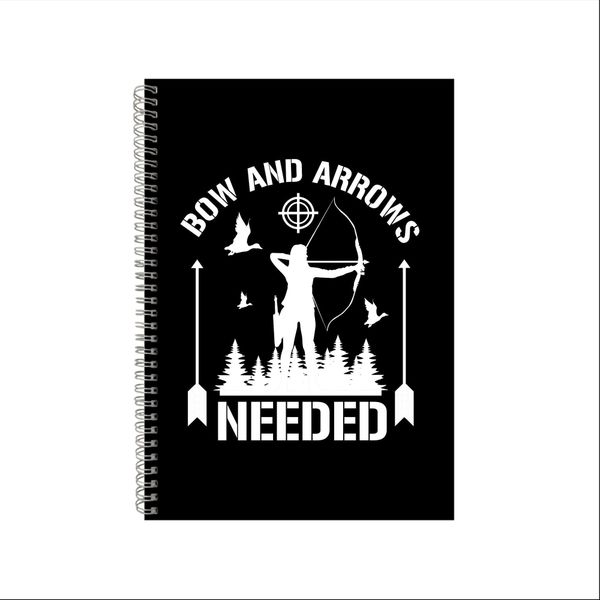 Bow Hunting Notebook Hunter Gift Idea A4 Notepad Pad 25
