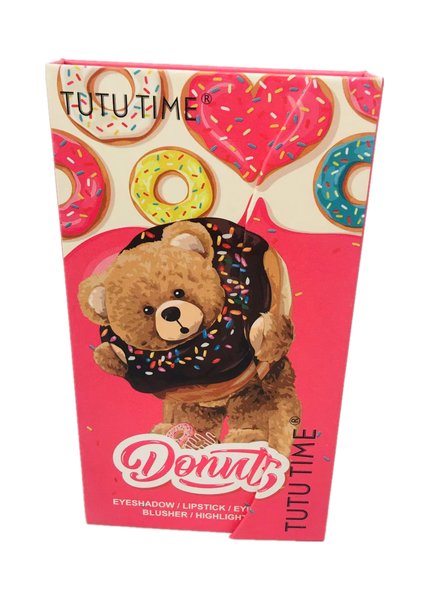 TUTTU TIME (DONUT) Portable Professional Make Up Kit Palette with Mirror