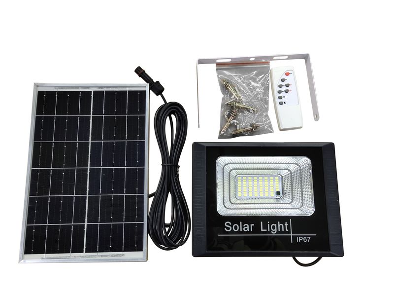 30W Solar Flood Light 3900LM Super Bright With 15 Hours Battery