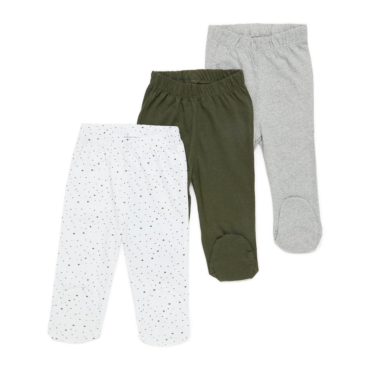 & Mason Baby 3 Piece Footed Legging Set Olive Shop Today