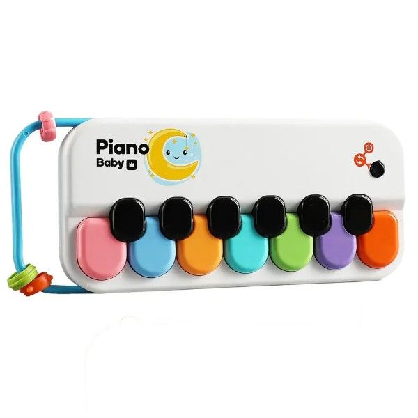 2-in-1 Electronic Piano Sensory Toy - Multi-Function Music Learning