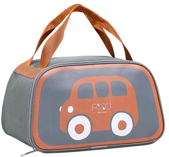Kids Foil Insulated Little Bus Lunch Bag