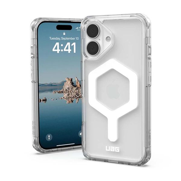 UAG Apple iPhone 16 Plyo MagSafe Case - Ice / White