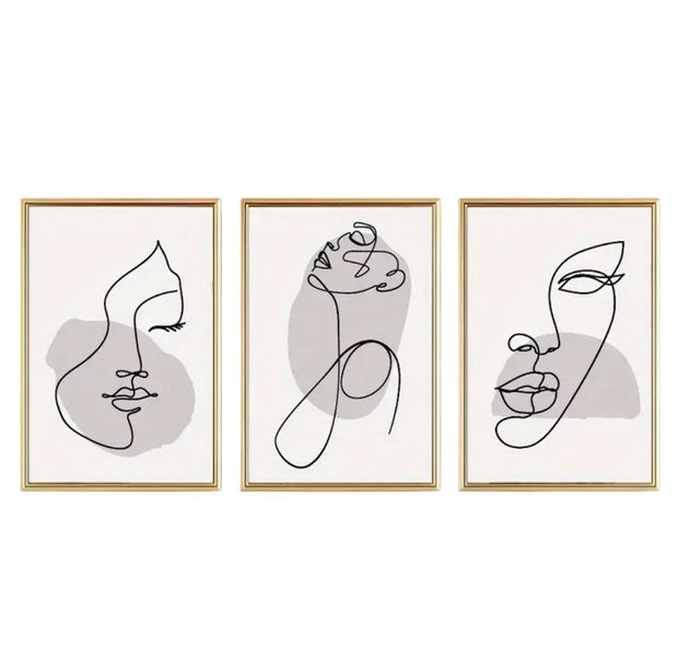 3pcs Framed Wall Canvas 005-40 × 60 cm