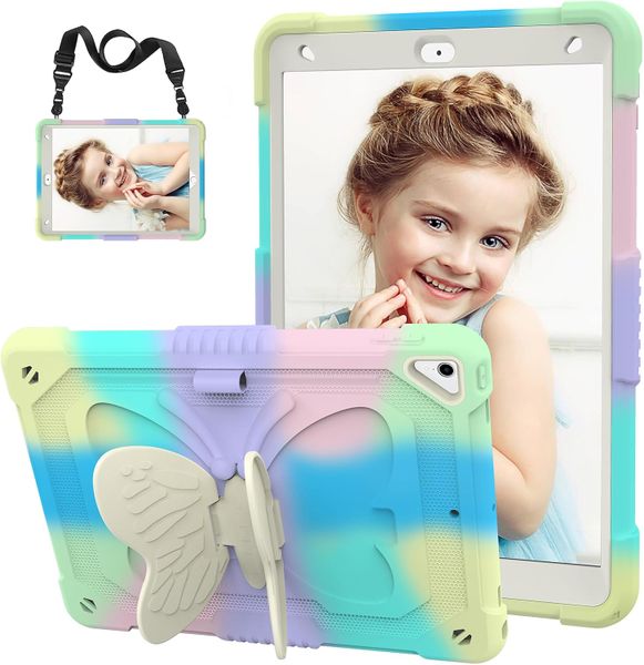 Compatible withiPad 9th/8th/7th Generation 10.2 Inch Cover with Strap